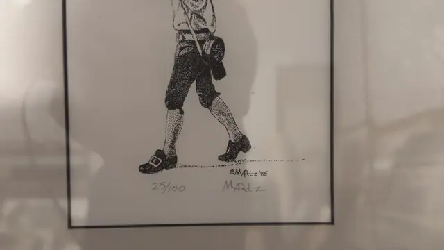 Colonial Fifer Stipple Print, Numbered 25/100, MAltz, Numbered Edition, Framed, 1985 - signature