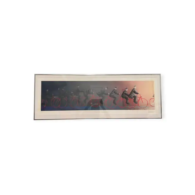 The Road to Paradise, Signed Panoramic Print, Numbered Edition, Framed - full view