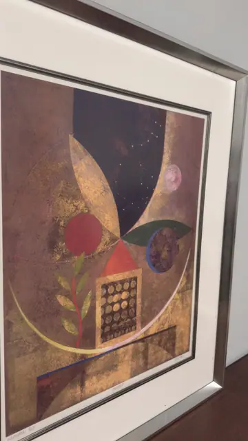 Northern Sky, Signed Limited Edition Print, MON SCHIO, Numbered Edition, Framed - detail