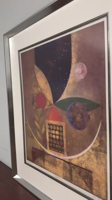 Northern Sky, Signed Limited Edition Print, MON SCHIO, Numbered Edition, Framed - detail