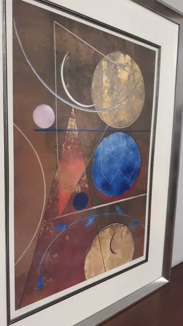 Sky Lore II, Signed Limited Edition Print, MON SCHIO, Numbered Edition, Framed - detail