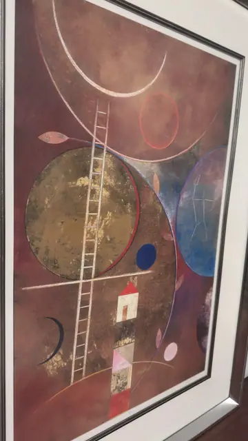 Sky Lore III, Signed Limited Edition Print, MON SCHIO, Numbered Edition, Framed - detail