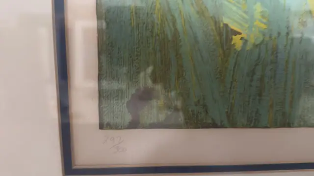 Simbari, Boy on Bicycle, Signed Lithograph, Numbered Edition, Framed - certificate