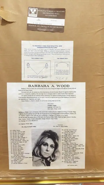 Barbara A. Wood Signed Print, Woman With Roses, Numbered Edition, Framed - certificate
