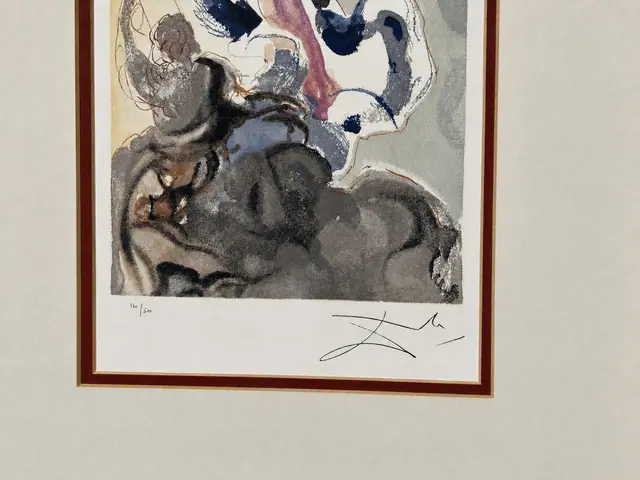 Salvador Dalí 'Piccarda Donati' Signed Print with Certificate of Authenticity - signature